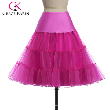 Grace Karin Women A linha de vestido retro curto Vintage Crinoline Rockabilly Underskirt Petticoat CL008922-12